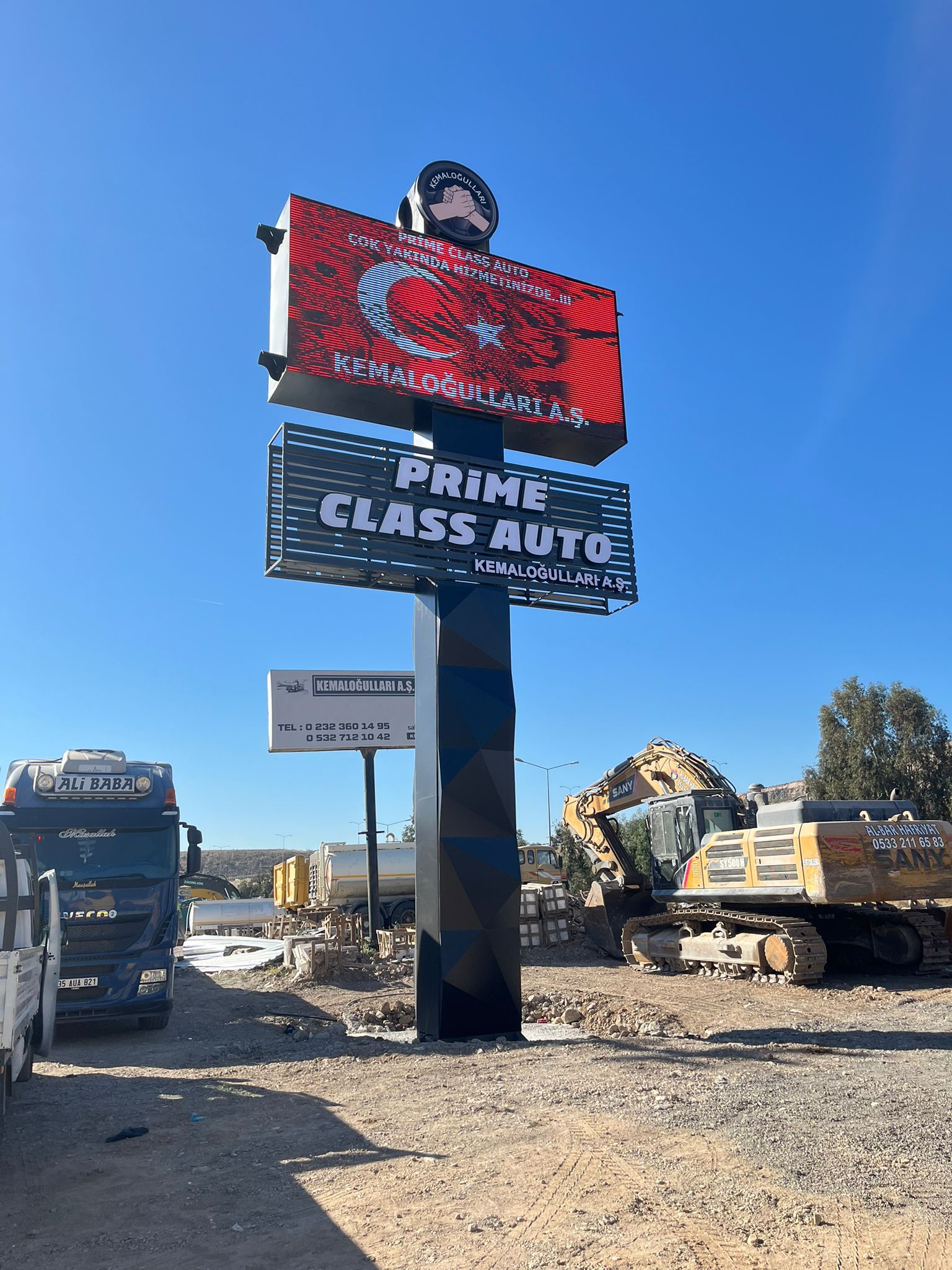 PrimeClassAuto Led Ekran Totem Tabela- 371